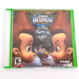 Jimmy Neutron vs Jimmy Negatron PC CD-ROM THQ Nickelodeon 2002 Used Good Game